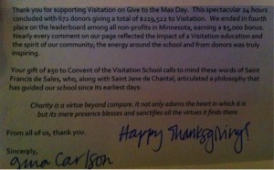 generosity in action