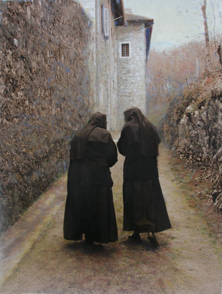 "Confering" by Anne Goetze Annecy Nun Series (with permission)