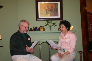 Eliot Hayes and Wendy Short-Hayes as "Frank and Jane" 