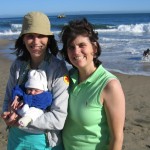 My sister, Anne, who visited us after the birth of our first son, Finny, a sacred time.