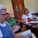 The view to my left, Sister Katherine at the Vocation Federation.