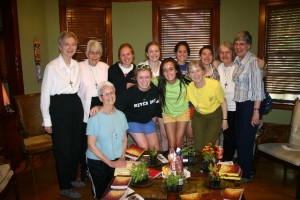 Visitation Seniors with Visitation Sisters