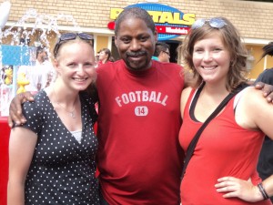 Beth Anne, Kelly and Northside friend at Valley Fair