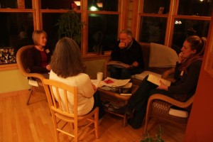 Tom with fellow FTS Discerners, Spring 2012