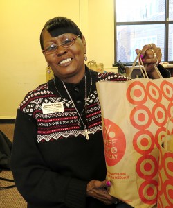 In service: Linda working at the Church of the Ascension Food shelf