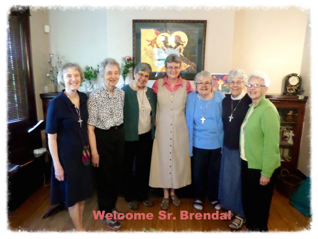 Welcome Brenda LIsenby to the Novitiate