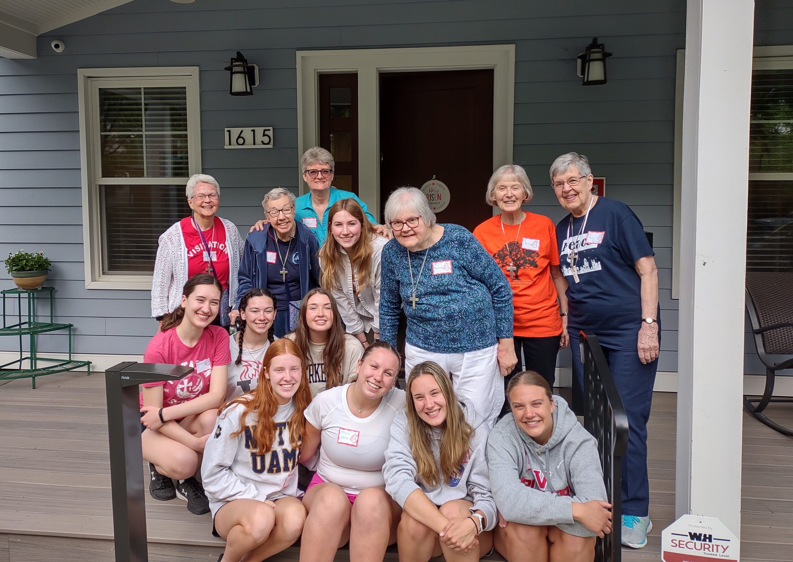 Visitation Sisters and Students